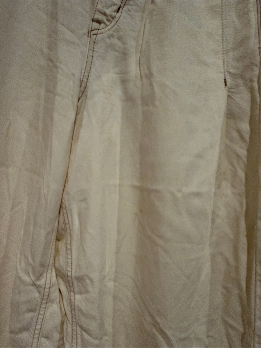 We The Free High-Rise Wide Leg Jeans in Cream - Picture 5 of 14